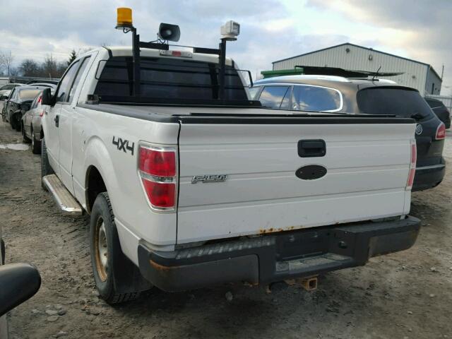 1FTEX1E83AFB99940 - 2010 FORD F150 SUPER WHITE photo 3