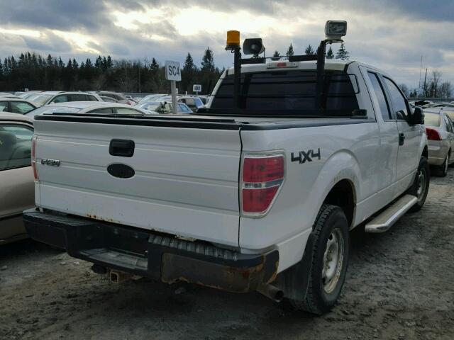 1FTEX1E83AFB99940 - 2010 FORD F150 SUPER WHITE photo 4