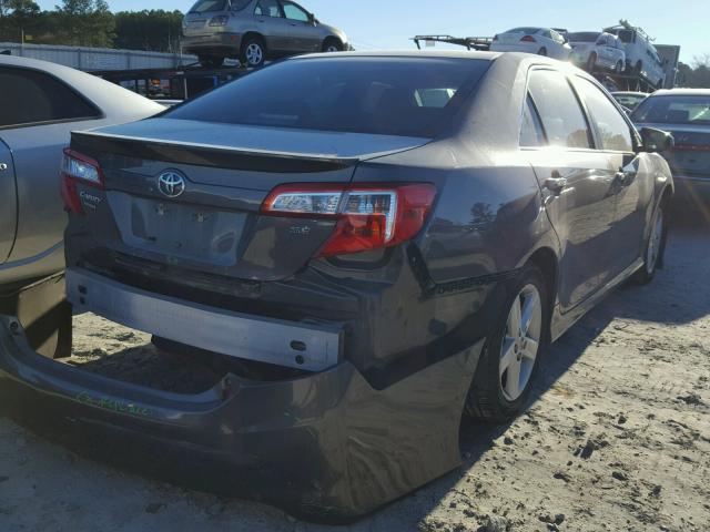 4T1BF1FK3DU683036 - 2013 TOYOTA CAMRY L GRAY photo 4