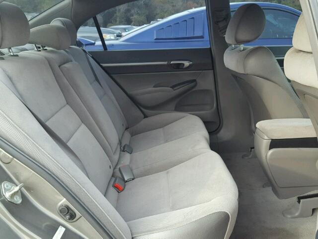 1HGFA16856L035121 - 2006 HONDA CIVIC EX ოქროსფერი ფოტო 6