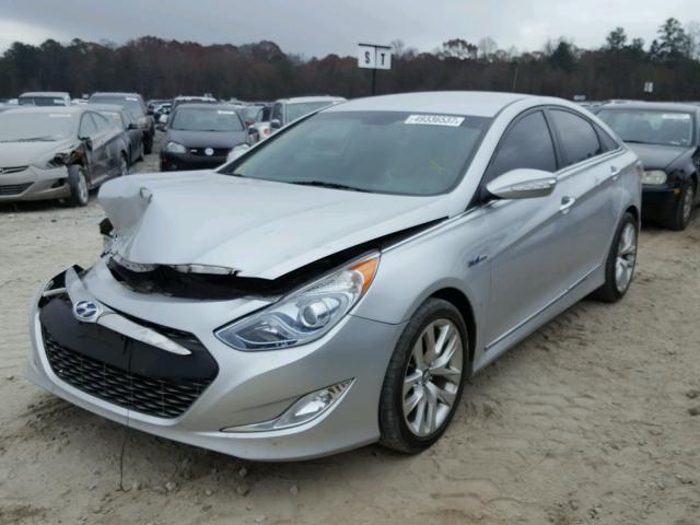 KMHEC4A42CA041407 - 2012 HYUNDAI SONATA HYB SILVER photo 2