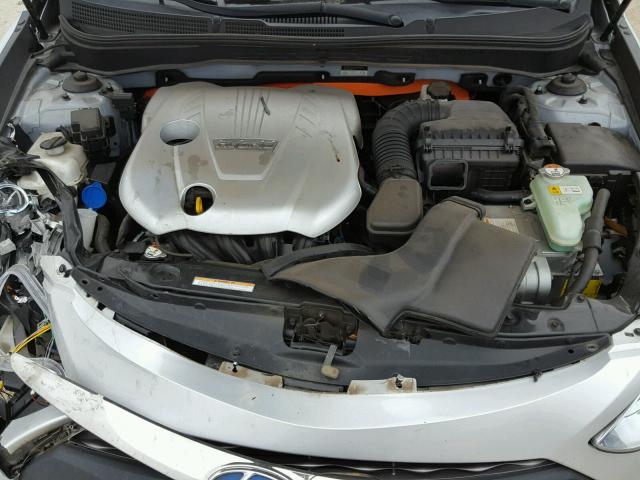 KMHEC4A42CA041407 - 2012 HYUNDAI SONATA HYB SILVER photo 7