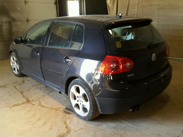 WVWHV71K18W076557 - 2008 VOLKSWAGEN GTI BLACK photo 3