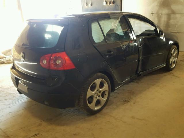 WVWHV71K18W076557 - 2008 VOLKSWAGEN GTI BLACK photo 4