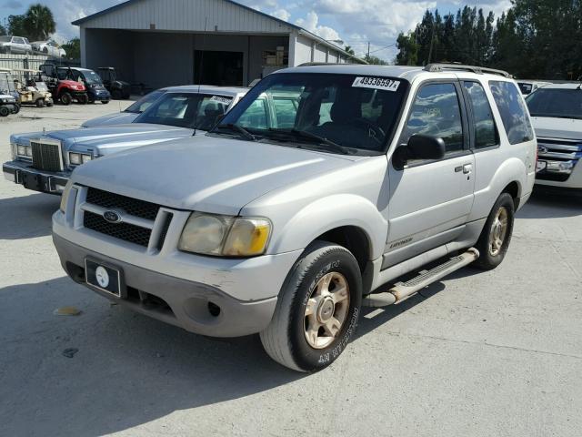 1FMYU70E81UB96805 - 2001 FORD EXPLORER S SILVER photo 2