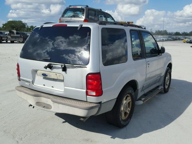 1FMYU70E81UB96805 - 2001 FORD EXPLORER S SILVER photo 4