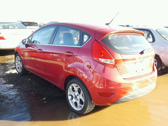 3FADP4FJ5BM129233 - 2011 FORD FIESTA SES RED photo 3