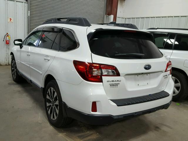 4S4BSANC9H3247275 - 2017 SUBARU OUTBACK 2. WHITE photo 3