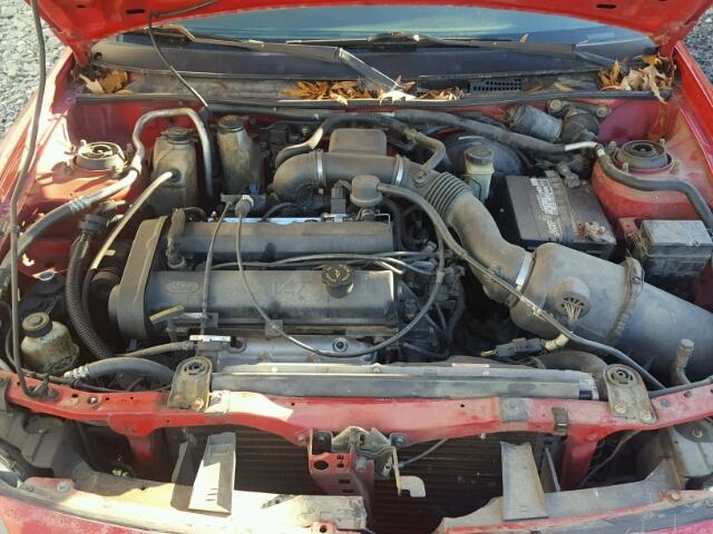 3FAKP1133YR255892 - 2000 FORD ESCORT ZX2 RED photo 7