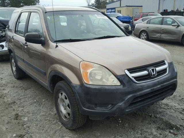 JHLRD78472C008807 - 2002 HONDA CR-V LX BROWN photo 1