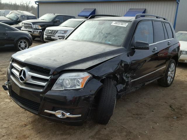 WDCGG8HB0BF547102 - 2011 MERCEDES-BENZ GLK 350 4M BLACK photo 2