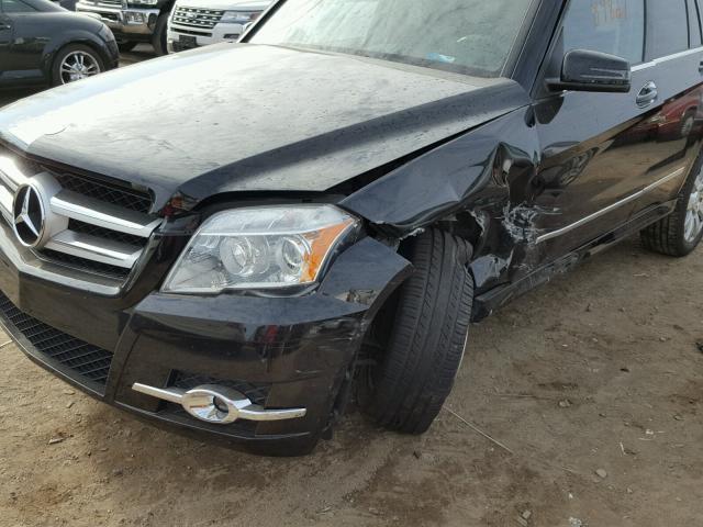 WDCGG8HB0BF547102 - 2011 MERCEDES-BENZ GLK 350 4M BLACK photo 9