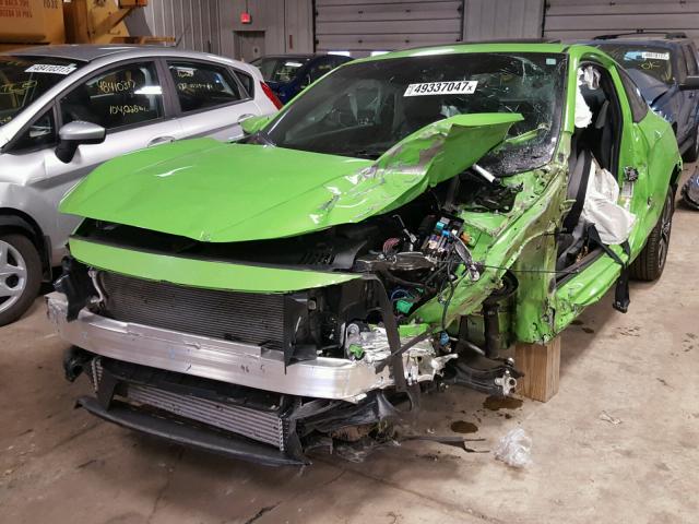 2HGFC3B31HH354077 - 2017 HONDA CIVIC EX GREEN photo 2