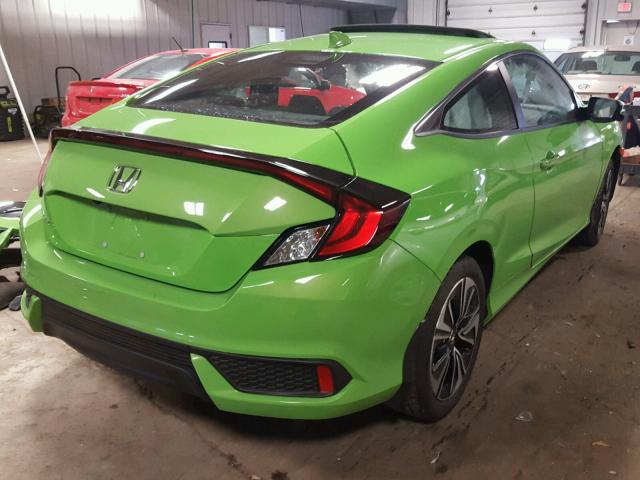 2HGFC3B31HH354077 - 2017 HONDA CIVIC EX 绿色 照片 4