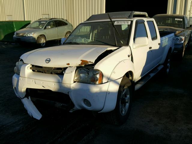 1N6MD29Y62C351231 - 2002 NISSAN FRONTIER C WHITE photo 2