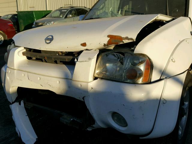 1N6MD29Y62C351231 - 2002 NISSAN FRONTIER C WHITE photo 9