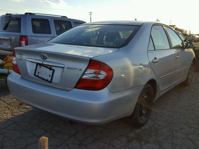 4T1BE32K64U897135 - 2004 TOYOTA CAMRY LE SILVER photo 4