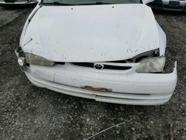 2T1BR18EXYC373827 - 2000 TOYOTA COROLLA VE WHITE photo 7