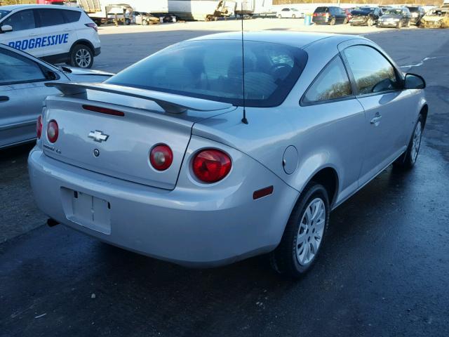 1G1AK15F277311019 - 2007 CHEVROLET COBALT LS SILVER photo 4