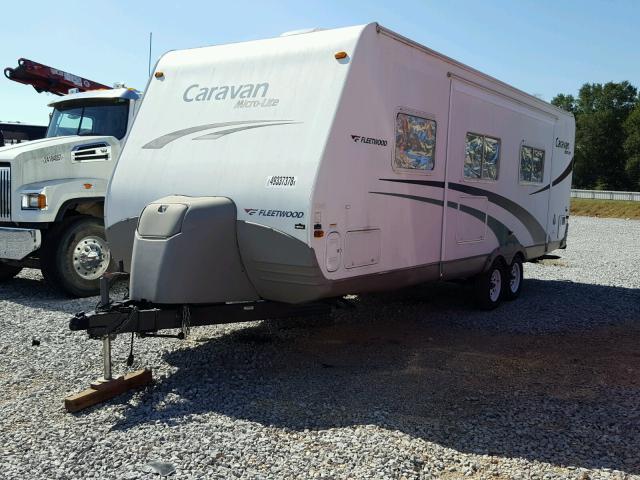 4CM122L2447205405 - 2004 FLEETWOOD TRAILER WHITE photo 2