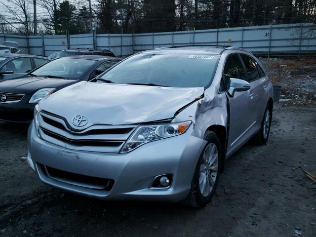 4T3BA3BB1DU035394 - 2013 TOYOTA VENZA LE SILVER photo 2