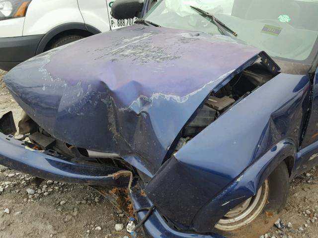 1GCCS145918102161 - 2001 CHEVROLET S TRUCK S1 BLUE photo 9