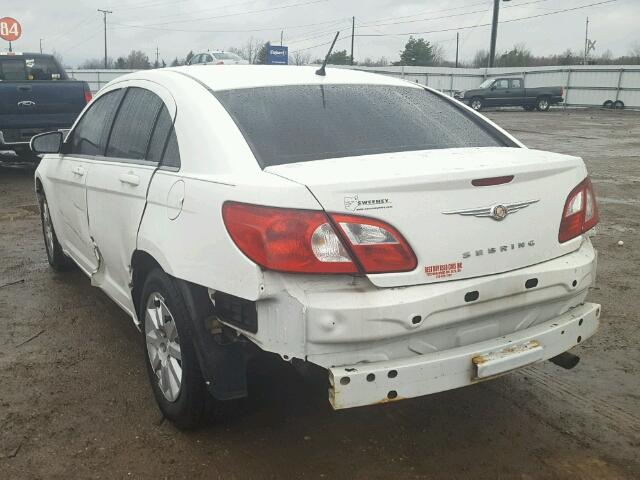 1C3LC46R57N544996 - 2007 CHRYSLER SEBRING WHITE photo 3