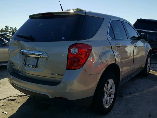 2GNALBEKXC6196954 - 2012 CHEVROLET EQUINOX LS TAN photo 4