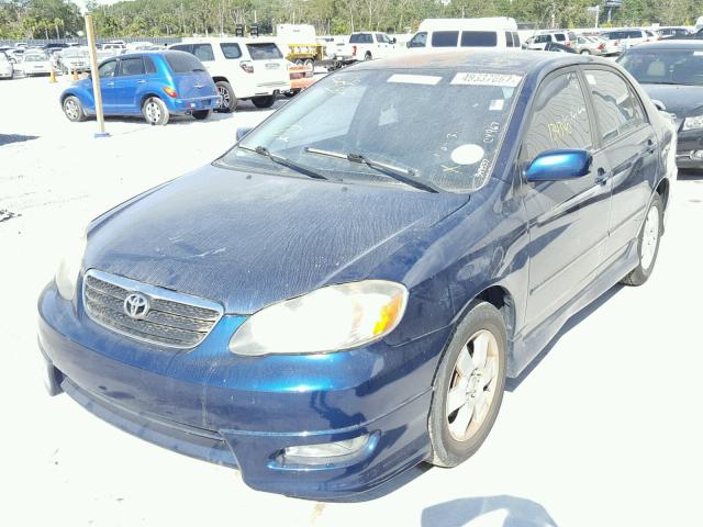 1NXBR32E86Z689386 - 2006 TOYOTA COROLLA CE BLUE photo 2