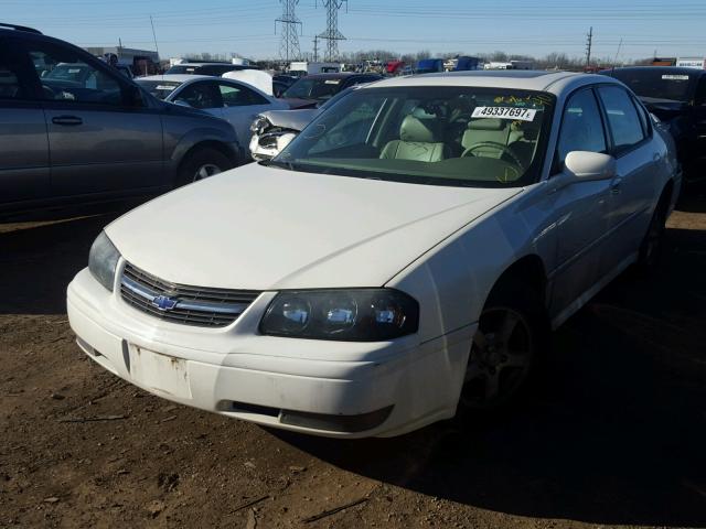 2G1WH52K949435036 - 2004 CHEVROLET IMPALA LS WHITE photo 2