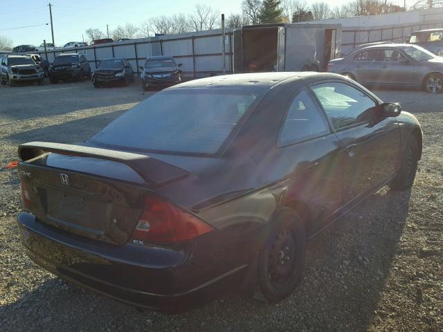 1HGEM22942L011362 - 2002 HONDA CIVIC EX BLACK photo 4