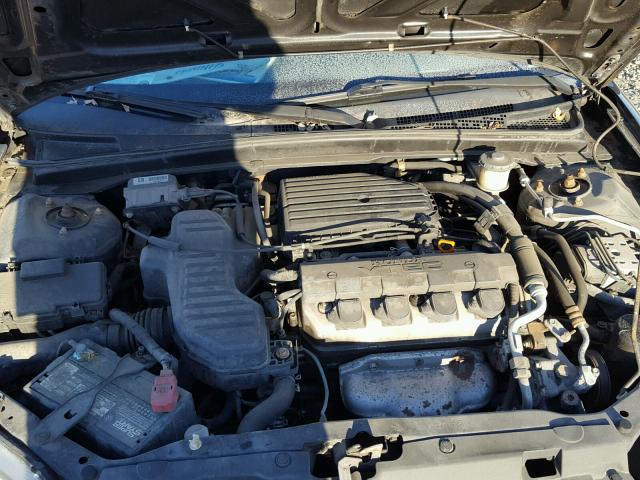 1HGEM22942L011362 - 2002 HONDA CIVIC EX BLACK photo 7