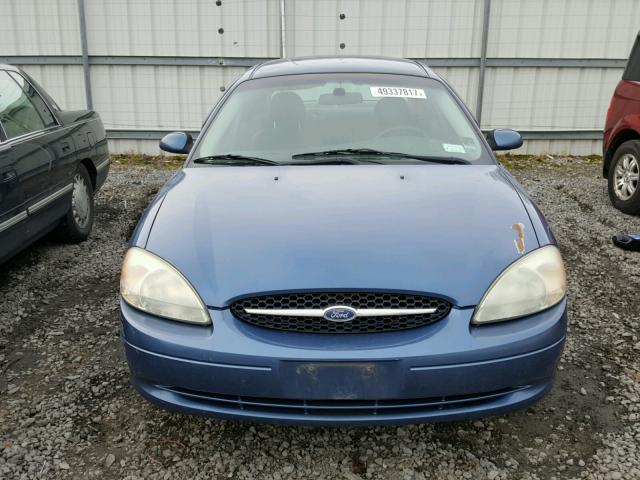 1FAFP55U52A137680 - 2002 FORD TAURUS SES BLUE photo 9