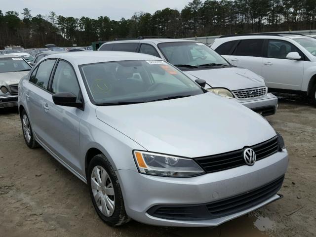 3VW2K7AJ9CM351331 - 2012 VOLKSWAGEN JETTA BASE SILVER photo 1