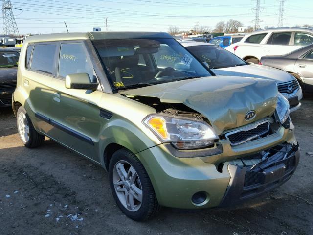 KNDJT2A25A7176056 - 2010 KIA SOUL + GREEN photo 1