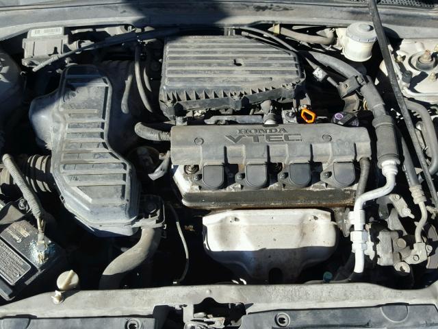 1HGEM22922L100668 - 2002 HONDA CIVIC EX SILVER photo 7