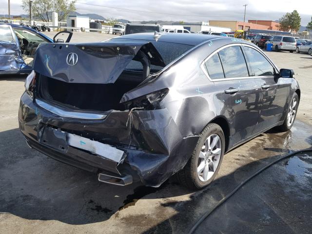 19UUA8F59DA005246 - 2013 ACURA TL TECH GRAY photo 4