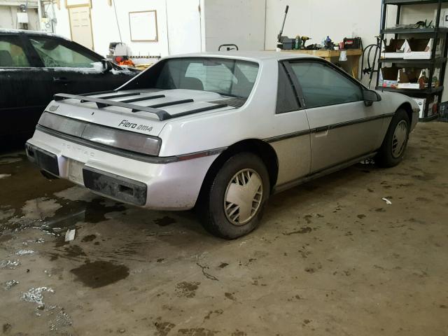 1G2PM37R8GP232215 - 1986 PONTIAC FIERO SPOR GRAY photo 4