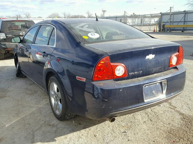 1G1ZC5EB9AF179295 - 2010 CHEVROLET MALIBU 1LT BLUE photo 3