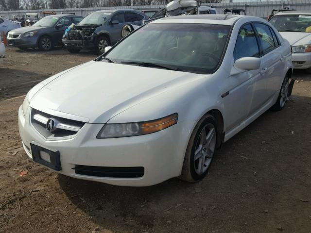 19UUA66224A002540 - 2004 ACURA TL WHITE photo 2