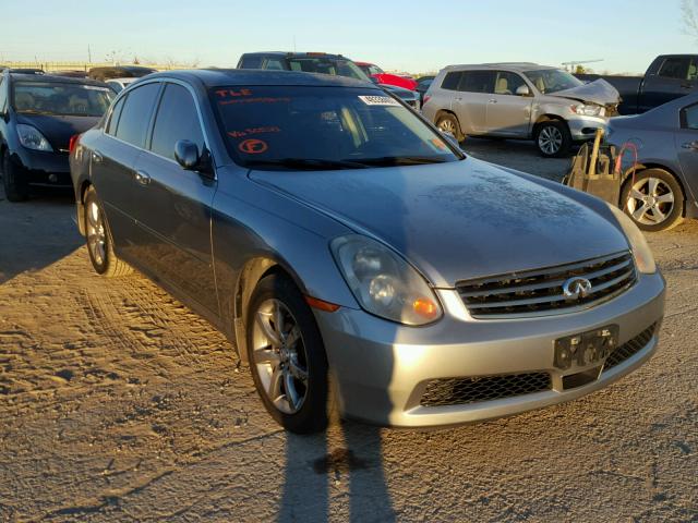 JNKCV51F35M305313 - 2005 INFINITI G35 GRAY photo 1