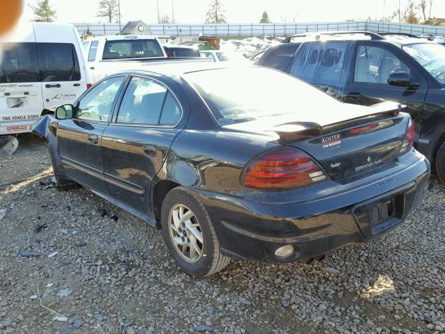 1G2NE52F94M663138 - 2004 PONTIAC GRAND AM S BLACK photo 3