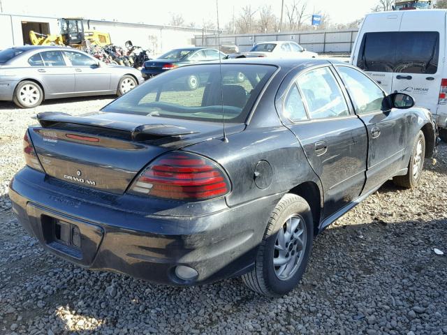 1G2NE52F94M663138 - 2004 PONTIAC GRAND AM S BLACK photo 4