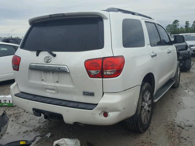 5TDYY5G17CS041671 - 2012 TOYOTA SEQUOIA PL WHITE photo 4