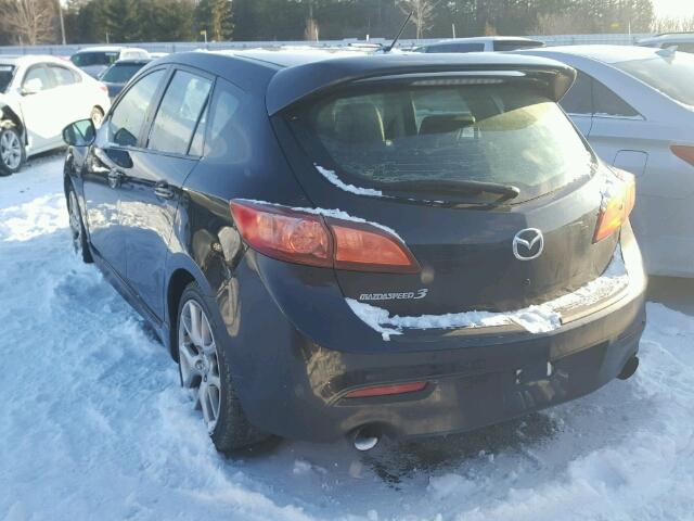 JM1BL1H31A1318757 - 2010 MAZDA SPEED 3 黑色 照片 3