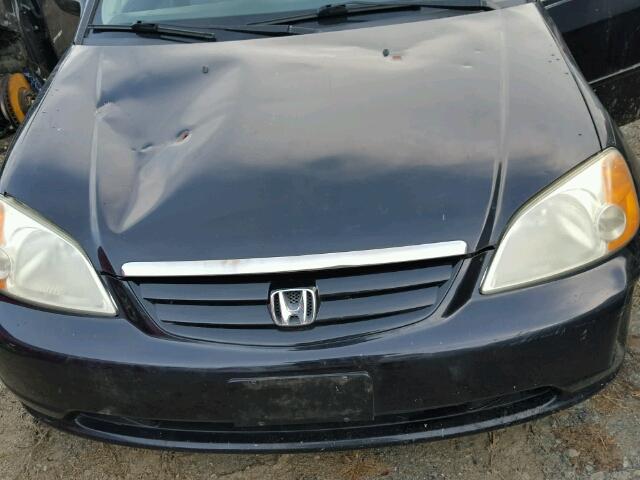 2HGES25713H602022 - 2003 HONDA CIVIC EX BLACK photo 7