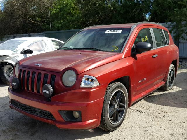 1J8FT47W18D677798 - 2008 JEEP COMPASS SP 勃艮第红 照片 2