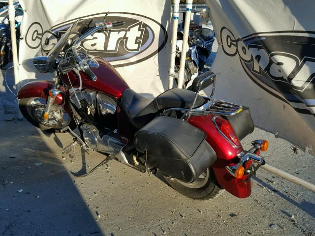 JH2SC6608AK001517 - 2010 HONDA VT1300 CR MAROON photo 3