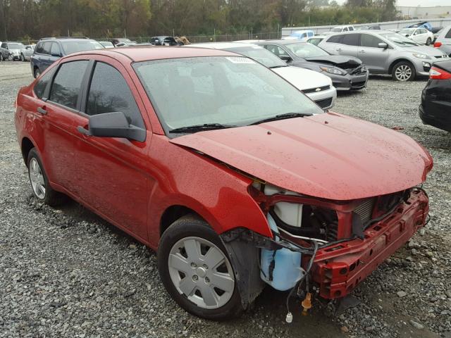 1FAHP3EN5AW118571 - 2010 FORD FOCUS S RED photo 1