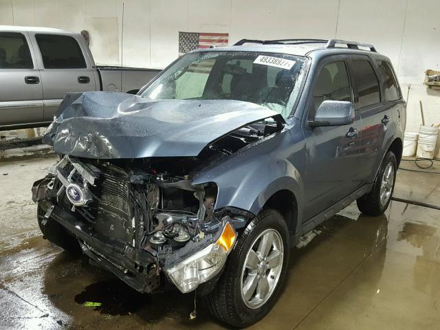 1FMCU0E76CKC79465 - 2012 FORD ESCAPE LIM BLUE photo 2